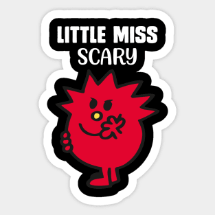 LITTLE MISS SCARY Sticker